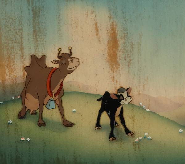 Appraisal: A Walt Disney celluloid from Ferdinand the Bull gouache on