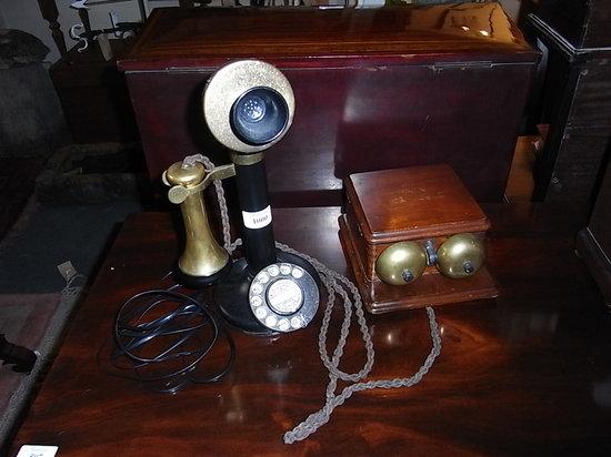 Appraisal: A S STYLE TELEPHONE with bell