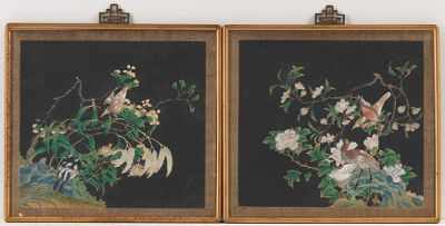 Appraisal: A Pair of Chinese Paintings on Paper Very well painted