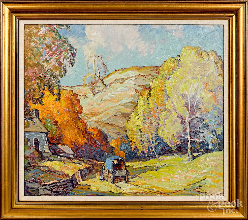 Appraisal: Will Henry Stevens oil on canvas Will Henry Stevens American