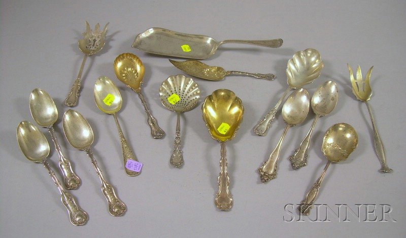 Appraisal: Approximately Fifteen Victorian Sterling Serving Items including Gorham Wendell serving