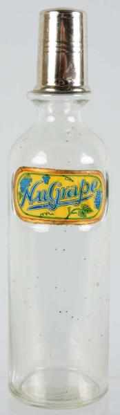 Appraisal: NuGrape Label under Glass Syrup Bottle Uncommon bottle Some light