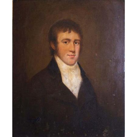 Appraisal: British School th Century Portrait of a Gentleman thought to