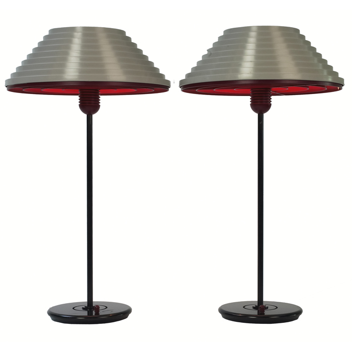 Appraisal: Herman Miller E- table lamps pair