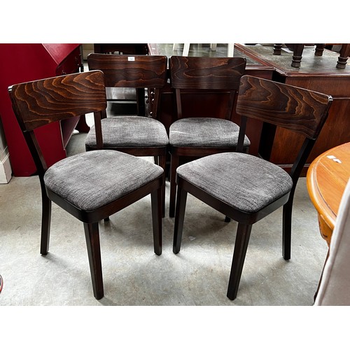 Appraisal: Set of four Thonet dining chairs