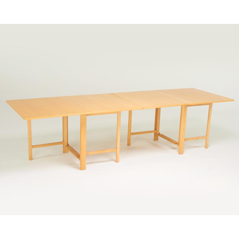 Appraisal: BRUNO MATHSSON Maria folding dining table Vernamo Sweden s Beech