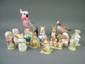 Appraisal: A selection of Beswick Beatrix Potter figures to include 'Benjamin