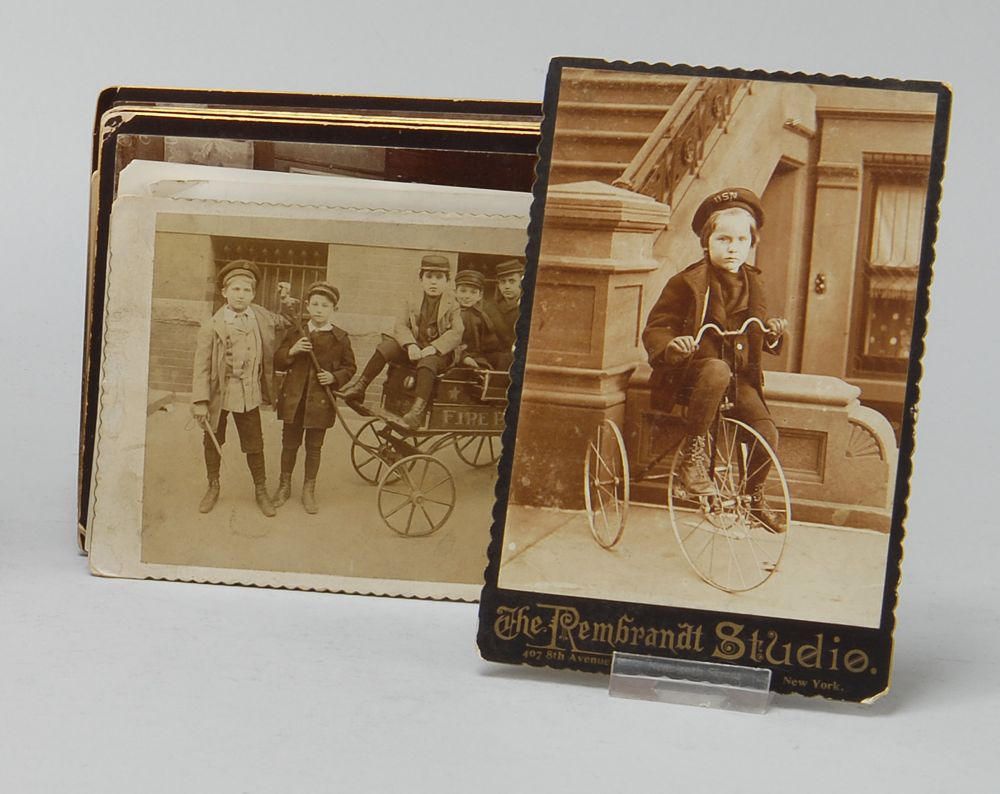 Appraisal: COLLECTION OF CABINET CARDS Approximately forty-nine cabinet cards mostly depicting