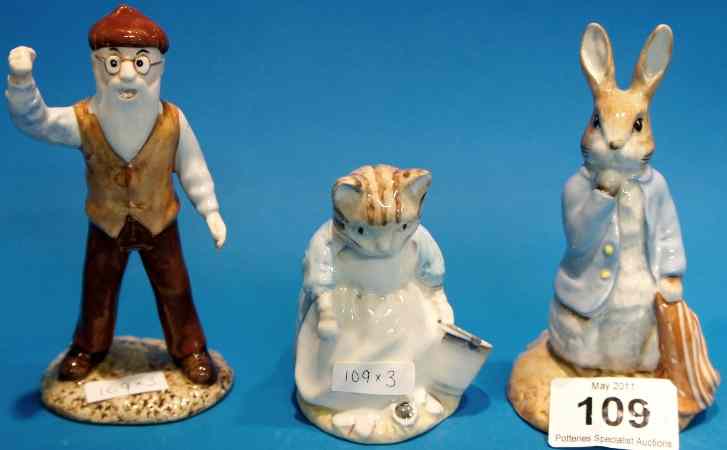 Appraisal: Royal Albert Beatrix Potter Figures Mr McGregor Peter and the