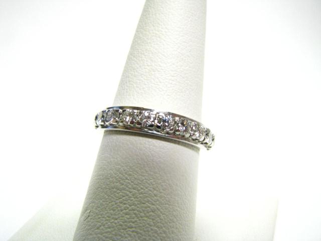 Appraisal: K White Gold Diamond Eternity Band ct tw size