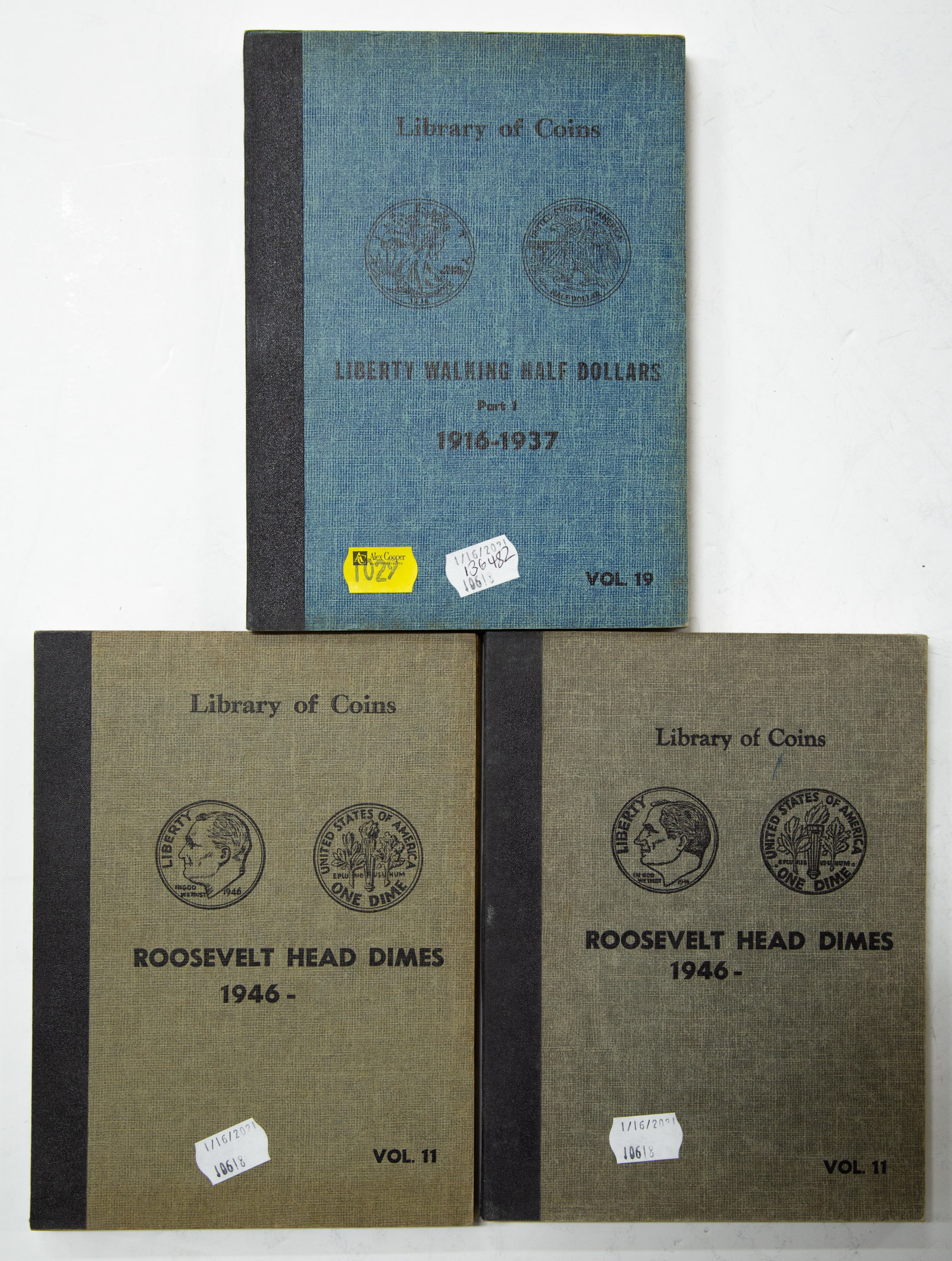 Appraisal: THREE SETS WITH SILVER IN LIBRARY OF COINS ALBUMS Two