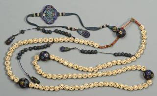 Appraisal: Qing Dynasty Court Necklace st item Qing Dynasty Imperial court