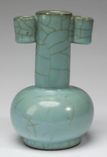 Appraisal: Chinese celadon arrow vase h Chinese celadon arrow vase the