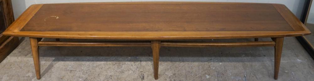 Appraisal: Lane Furniture Mid-Century Modern Walnut Cocktail Table Style no -