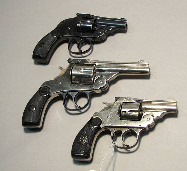 Appraisal: A lot of three American double action revolvers Including a