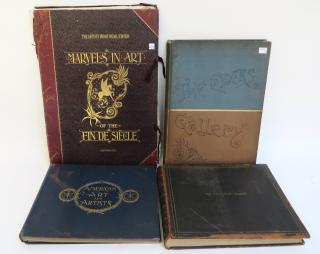 Appraisal: Four Antique Art Books Four Antique Art Books - Shipping