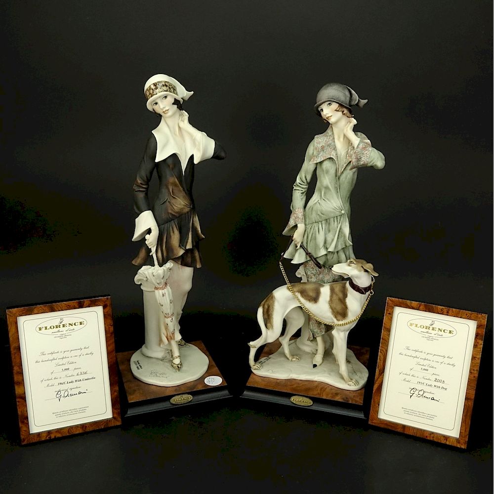 Appraisal: Two Giuseppe Armani Limited Edition Figurines Two Giuseppe Armani Limited