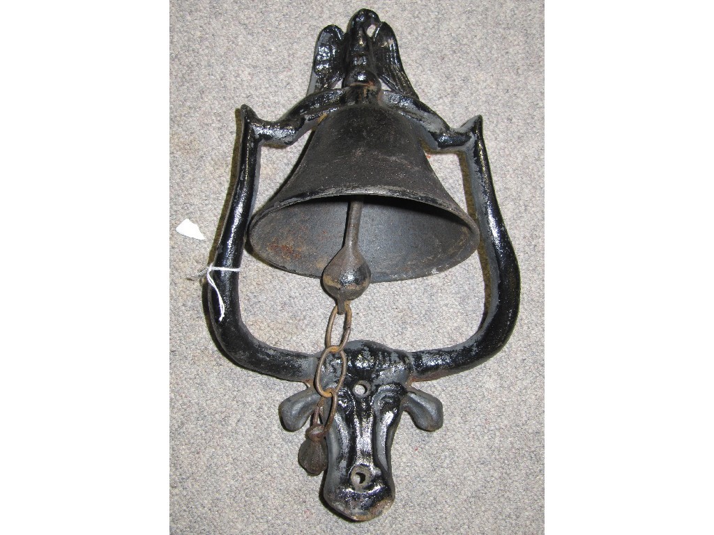 Appraisal: Cast iron farmhouse doorbell