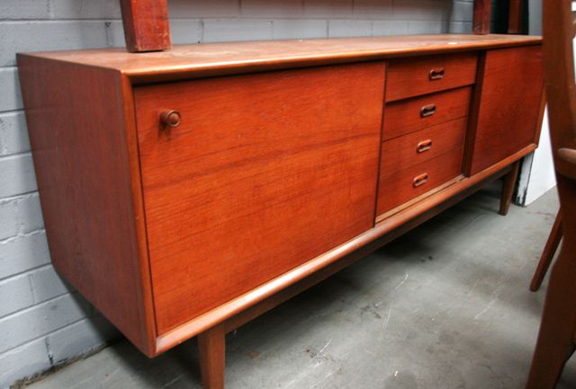 Appraisal: A Danish style mid century sideboard cm wide cm deep