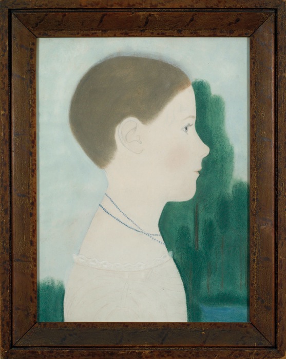 Appraisal: RUTH HENSHAW BASCOM - BUST LENGTH PROFILE PORTRAIT OF A