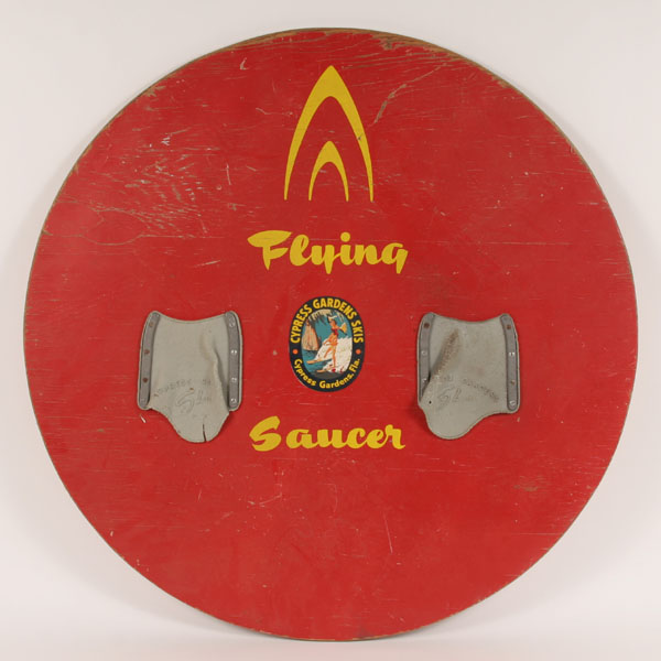 Appraisal: Flying Saucer' vintage s water ski All painted enamel lettering