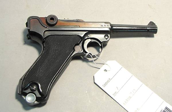 Appraisal: A Mauser code parabellum pistol Serial no n mm Blued