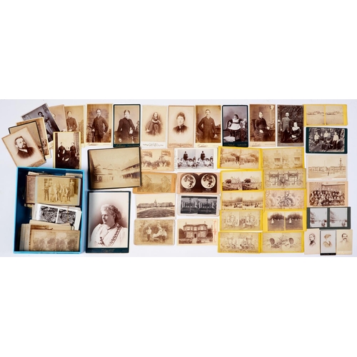 Appraisal: A quantity of Victorian and later cabinet card photographs mainly