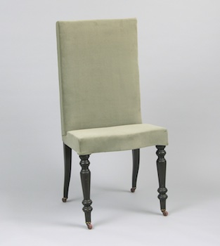 Appraisal: An Upholstered Painting Display Stand An upholstered painting display stand