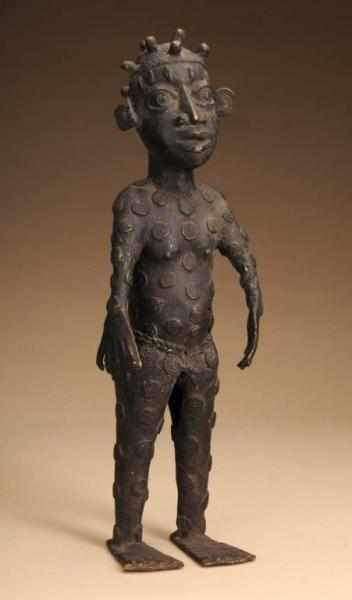 Appraisal: Central African Bamoun Royal Figure Description From Cameroon Made of