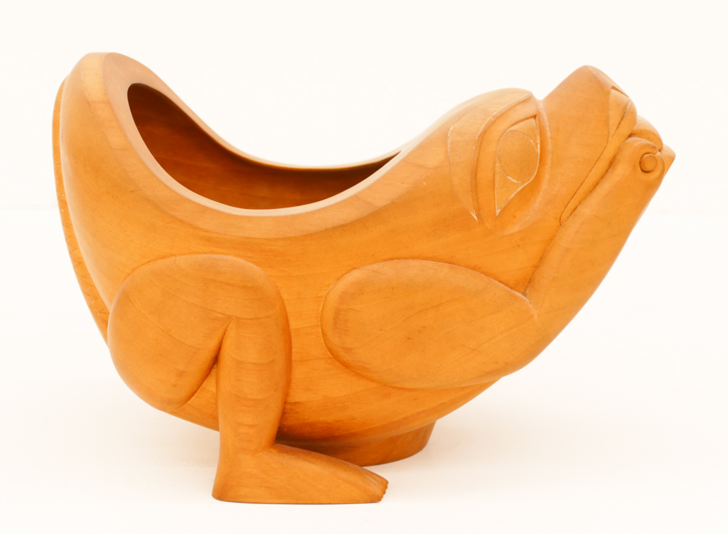 Appraisal: Alvin Adkins b Haida ''Beaver Bowl'' Cedar ''x '' Exceptional