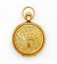 Appraisal: A lady's ct gold Elgin pocket watch with white dial