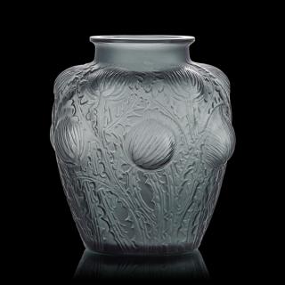 Appraisal: LALIQUE Domremy vase LALIQUE Domremy vase France des M p