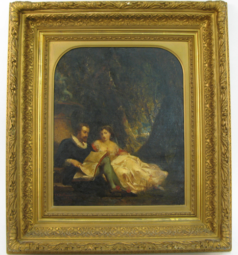 Appraisal: SCHOOL OF P F ROTHERMEL Nescopack Pa - Oil on