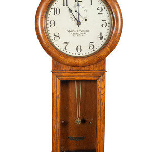 Appraisal: A Seth Thomas 'Ball's Standard Cleveland' Regulator Clock Height x