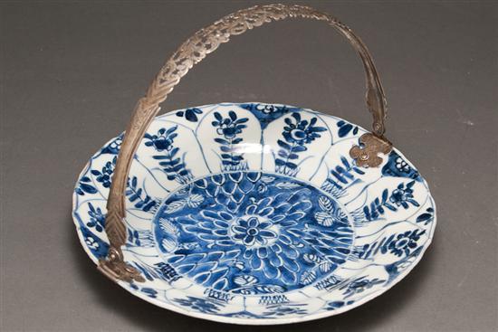 Appraisal: Chinese Export blue and white porcelain plate Kang Xi circa