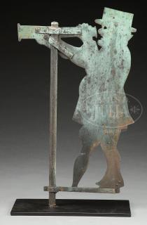 Appraisal: SEA CAPTAIN WEATHERVANE SEA CAPTAIN WEATHERVANE Last quarter th century