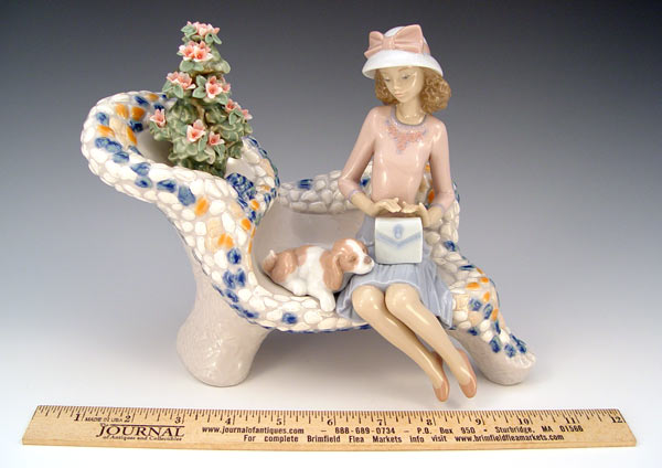 Appraisal: LLADRO PORCELAIN FIGURE ''PARQUE GUELL'' FROM THE GAUDI COLLECTION Retired