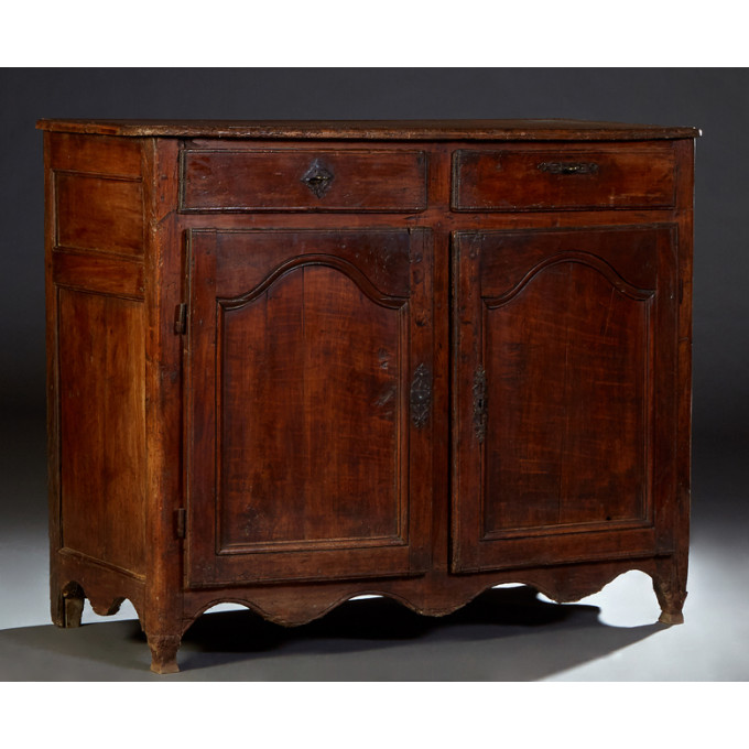 Appraisal: French Provincial Louis XV Style Carved Oak Sideboard c the