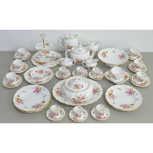 Appraisal: An extensive Royal Crown Derby Posies pattern dinner service printed