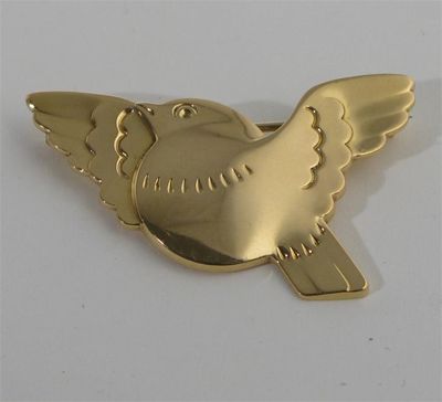 Appraisal: A Georg Jensen ct Gold brooch designed by Arno Malinowski