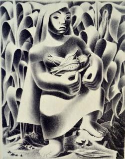 Appraisal: Emilio Amero lithograph Emilio Amero Mexican American - - Woman