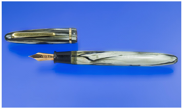 Appraisal: A Columbus Italian C A lever fill pen in light