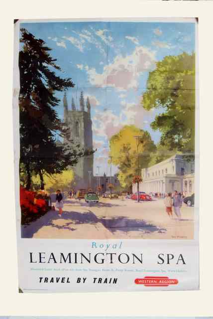 Appraisal: A WESTERN REGION RAILWAYS ADVERTING POSTER depicting Royal Leamington Spa