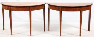 Appraisal: MAHOGANY DINING TABLE C MAHOGANY DINING TABLE C DIA OPENS