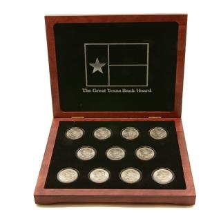 Appraisal: Collection of US Morgan Dollars in Wooden Presentation Box S