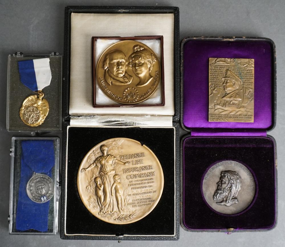 Appraisal: Collection of Medallic Art Co Whitehead HOAG and Other Medallions