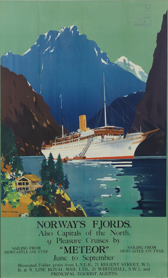 Appraisal: FRANK H MASON - NORWAY'S FJORDS x inches x cm