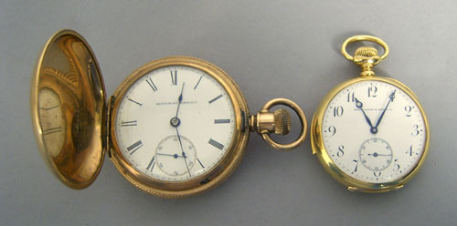 Appraisal: K yellow gold open face pocket watch together with an