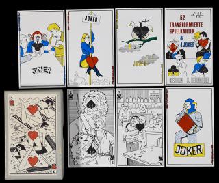 Appraisal: Siegfried Heilmeier Transformierte Spielkarten Erotic Playing Cards Munich J Title