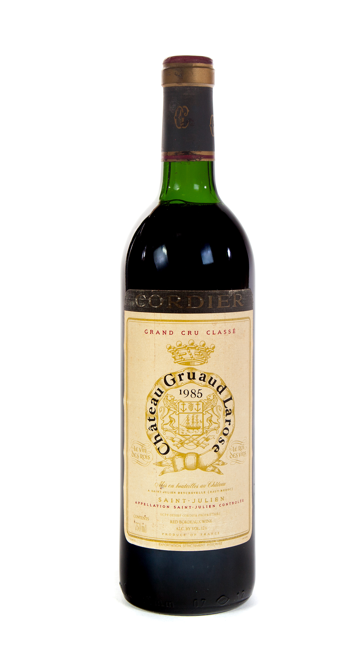 Appraisal: CHATEAU GRUAUD LAROSE Saint-Julien Grand Cru Classe bottle ml